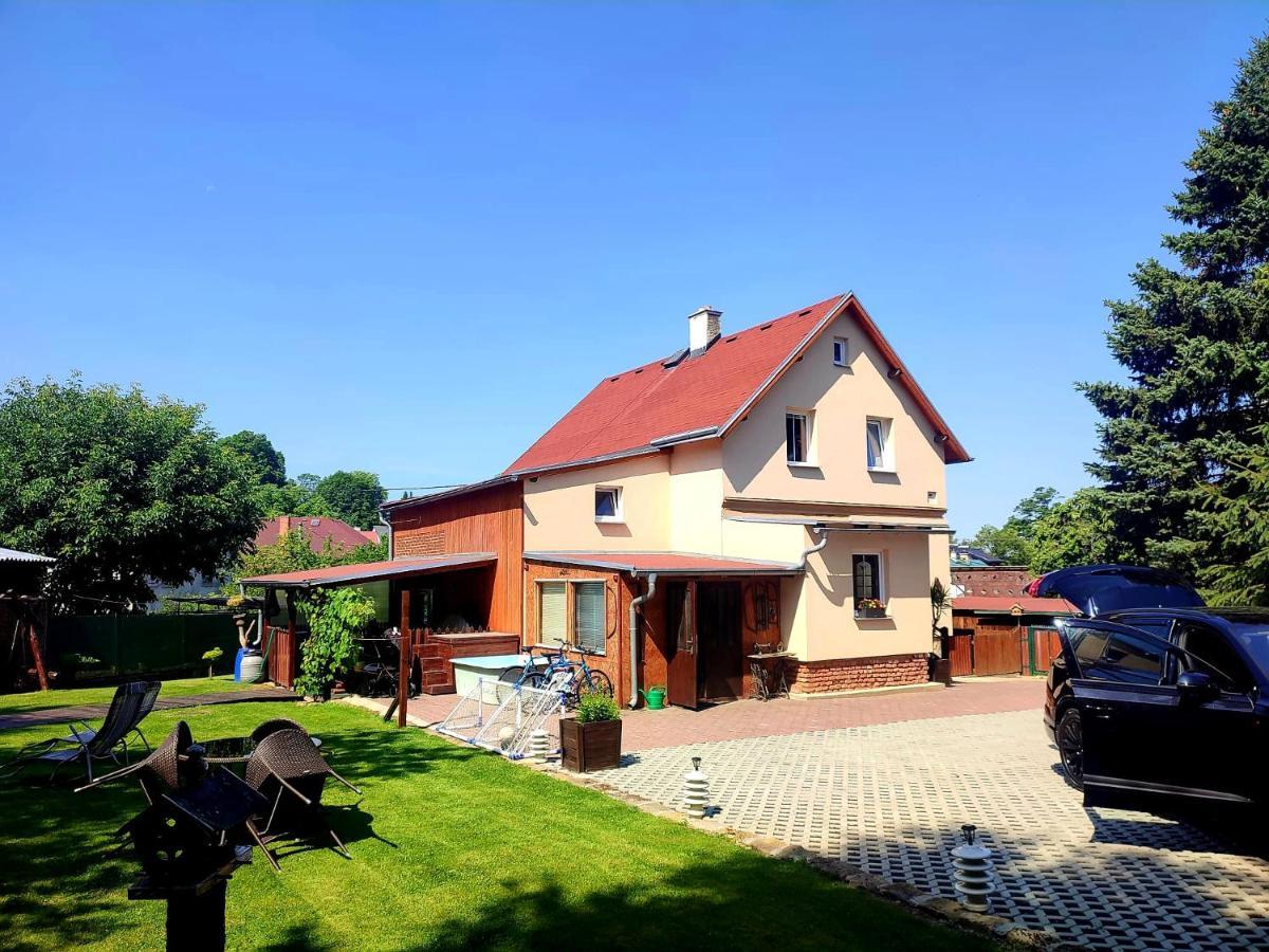 Вилла Ubytovani U Rybnicka Arnoltice u Decina Экстерьер фото